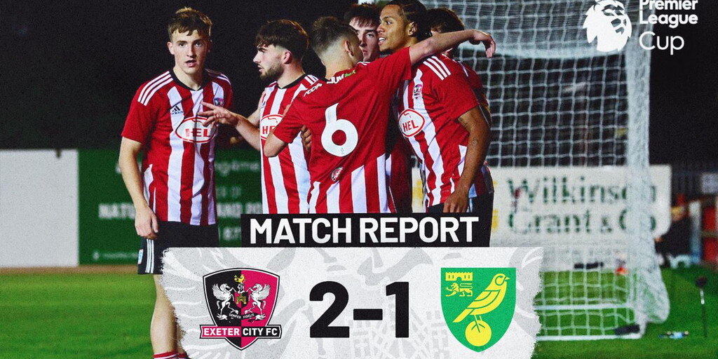 Match Report Exeter City U21 2 Norwich City U21 1